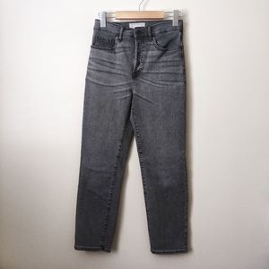 Everlane High Rise Slim Straight Ankle Jeans 27